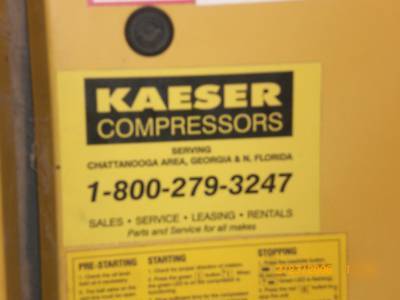 Kaeser cs 91 75 hp compressor & kaeser 50HP dryer 