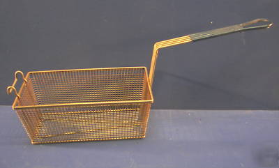 2 ct restaurant safety handle fryer baskets 13 x 7 nice