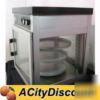 Hatco flav-r-savor heated pizza food snack display case