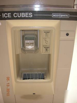 Hotel motel ice machine dispenser 250# head 200# bin