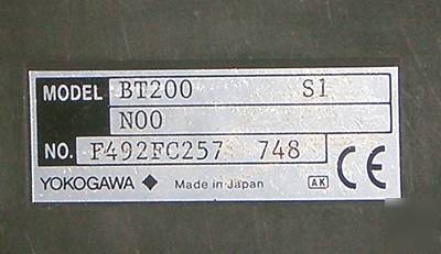 Johnson yokogawa BT200 transmitter brain terminal smart