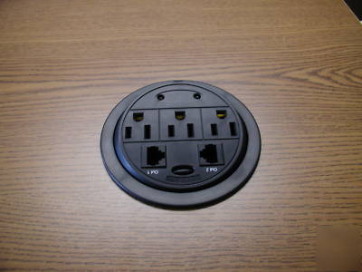 New desk grommet power outlet 