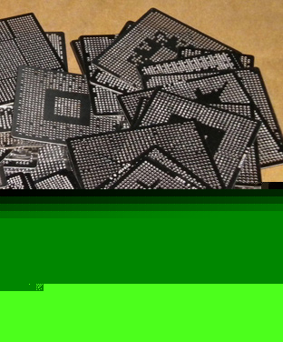 10PCS universal bga reworkreballing stencil+3SOLDERBALL