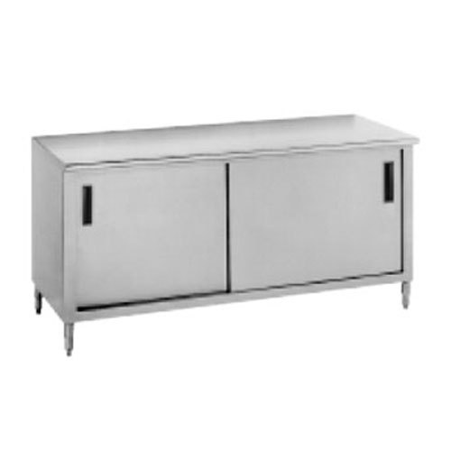Advance cb-ss-306M work table with cabinet base, flat t