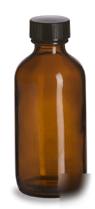 Boston round bottles amber 4 oz **84 bottles **