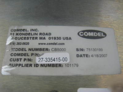 Comdel CB5000 rf generator, 5 kw, novellus 27-335415-00