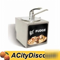 New cecilware 3 qt nacho cheese warmer w/ pump h-50NP