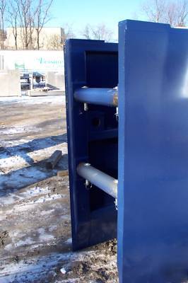 Trench box 6' h x 8' lg x 4' w lt wt steel shoring box