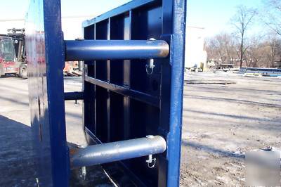 Trench box 6' h x 8' lg x 4' w lt wt steel shoring box