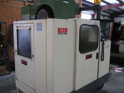 Okk pcv-40 cnc vmc vertical machining center mitsubishi