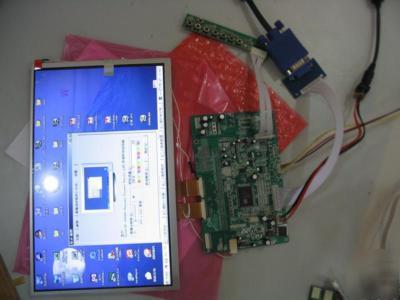 10.2INCH tft lcd, AT102TN03,800X480, with vga/av board
