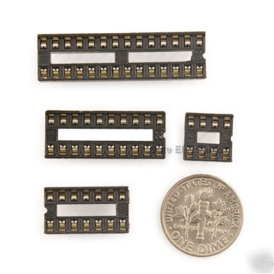 Assorted dip ic sockets,45 pcs