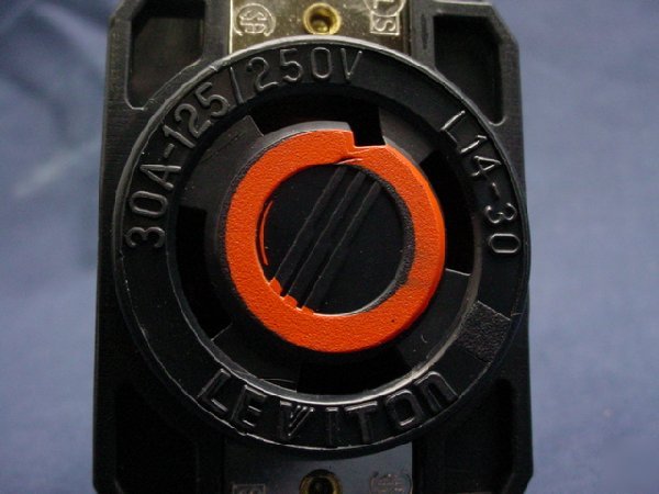 Leviton L14-30 locking receptacle outlet 30A 125/250V