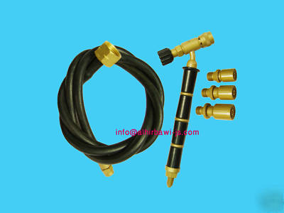 Orca hand soldering torch & hose , 3 changeable heads