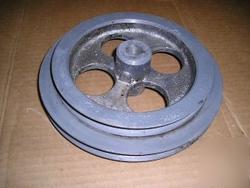 Pulley dual alloy od- 8.5â€ & 7â€ id- 11/16â€ south bend