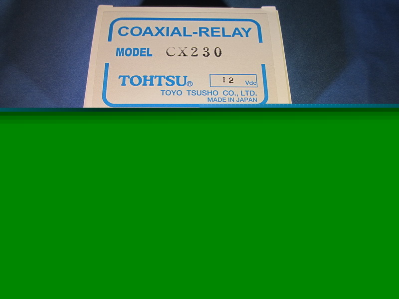 Tohtsu cx-230 spdt bnc type coaxial relay 