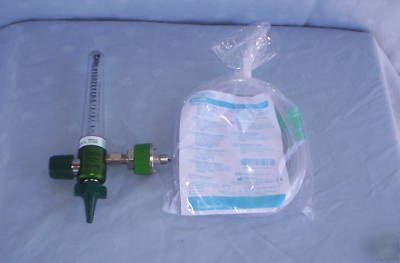 Oxygen float flow meter nasal cannula 7' oxygen tubing