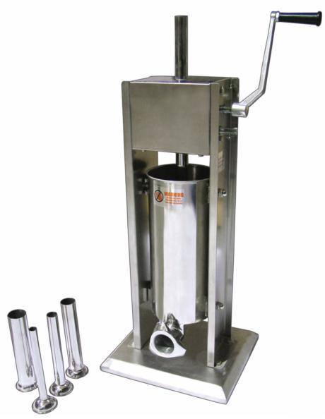 Professional 11 lb stainless vertical sausage stuffer 