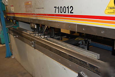 Accurpress 100 ton 12' brake hydraulic cnc control dies