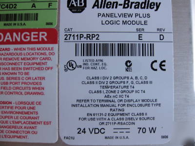 New allen bradley panelview plus 700 2711P-T7C4D2, 