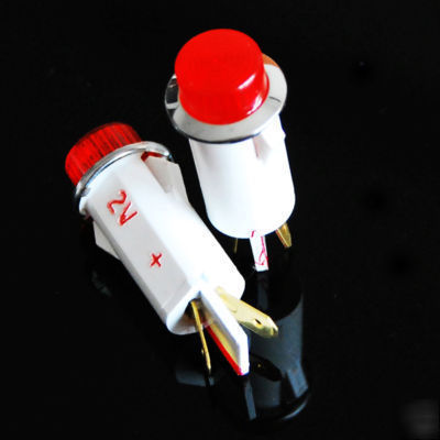 10,red tube amplifier jewel 2V pilot light lamps