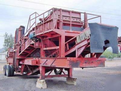 1994 seco 5X16 towable 3 deck screening plant