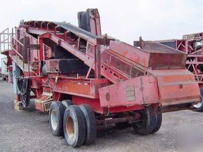 1994 seco 5X16 towable 3 deck screening plant