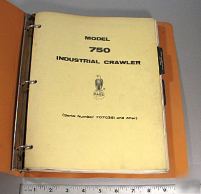Case service manual - 750 industrial crawler