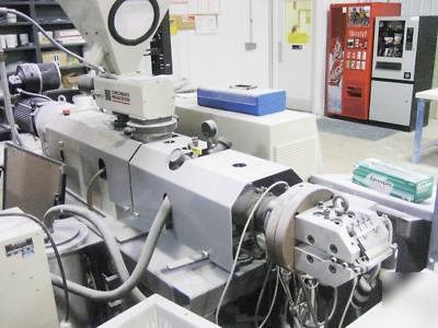 Cincinnati milacron 34MM conical twin screw extruder