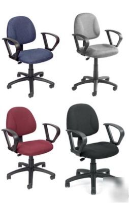 Computer task chair 4 colors w/loop arms B317