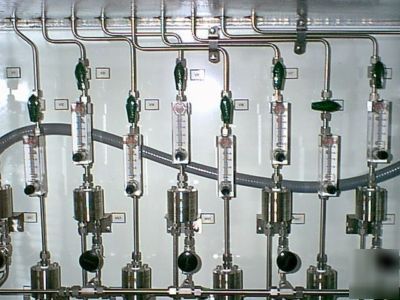 Gas sample conditioning filtration filter system 10PORT