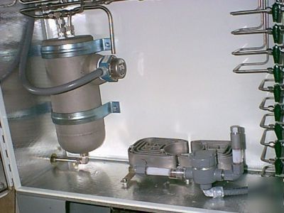 Gas sample conditioning filtration filter system 10PORT