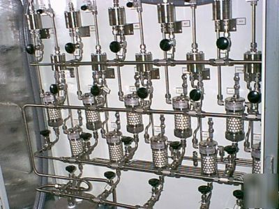 Gas sample conditioning filtration filter system 10PORT