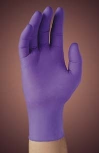Kimberly clark microgrip purple nitrile poly: 40101-440