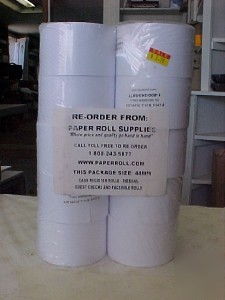 Lot of 10 rolls of adding machine tape 150 ft. 1 3/4
