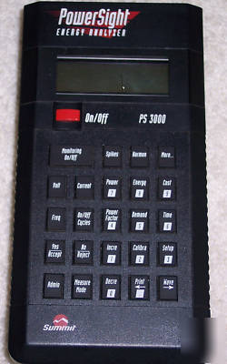 PS3000 powersight energy harmonic analyzer summit tech