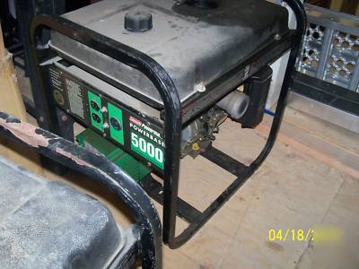 Pair of coleman powerbase 5000 10HP portable generators