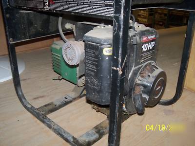 Pair of coleman powerbase 5000 10HP portable generators