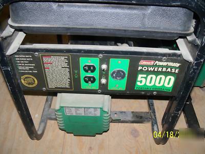 Pair of coleman powerbase 5000 10HP portable generators