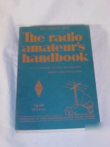 The radio amateur's handbook 40TH ed 1963 exc cond 