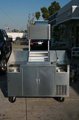 Norlake refrigerated ice cream topping station from dq