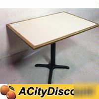 Commercial restaurant 32X43 dining table w/ bases
