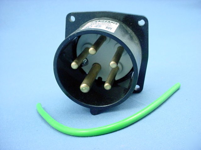 Leviton pin & sleeve plug inlet 20A 347/600 3Ã¸y SP520B5
