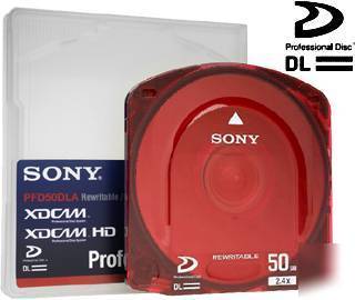 Sony PFD50DLA dual layer 50GB rewritable disc xdcam
