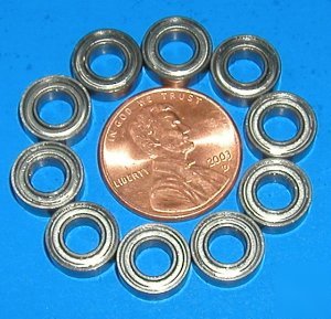 Wholesale 10 bearing R166ZZ 3/16