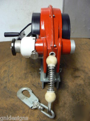Retractalok winch safety retrieval retracting lifeline 