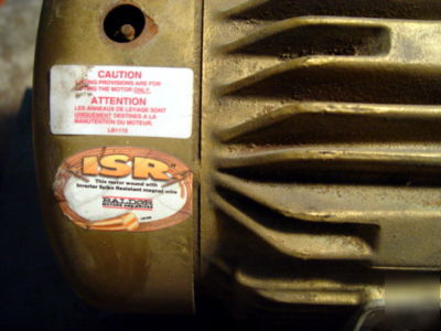 Corcoran model 5005F pump asmbly w baldor super e 10 h