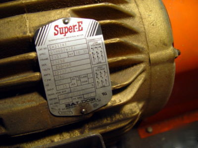 Corcoran model 5005F pump asmbly w baldor super e 10 h