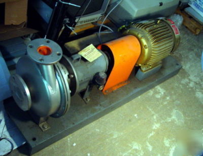 Corcoran model 5005F pump asmbly w baldor super e 10 h