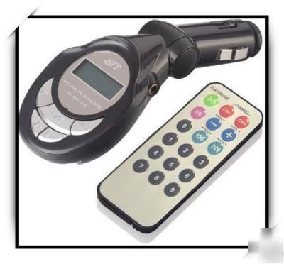 Fm wireless transmitter car MP3 player for sd/mmc/usb 